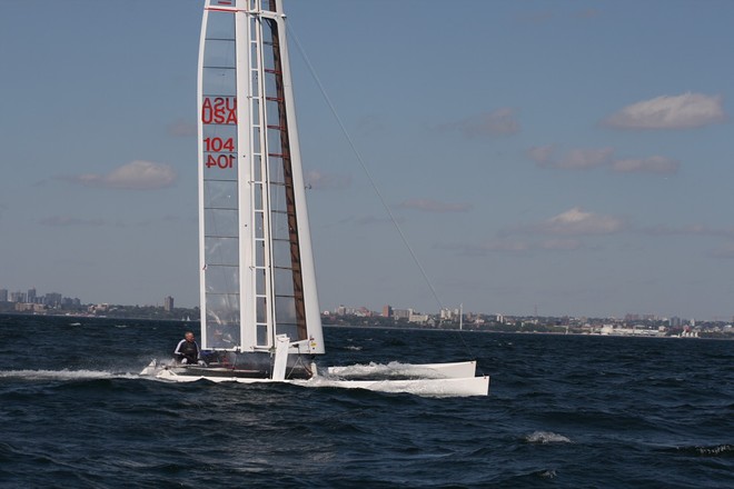 Cogito (USA) C-Class catamaran -  in 18-23kts of wind and a reasonable sea running Toronto ICCCC - 2007 © SW